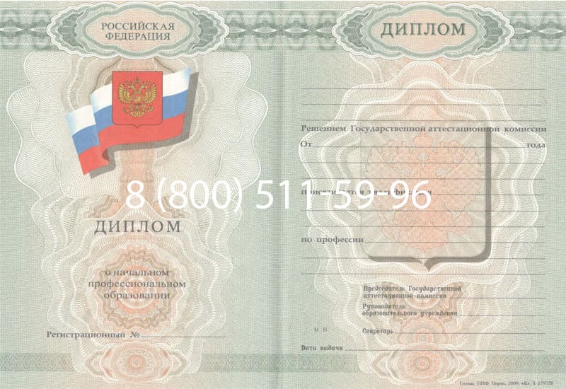 Купить Диплом о начальном образовании  2007-2009 годов в Салавате
